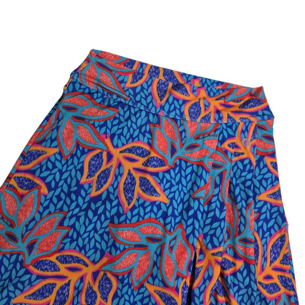 Dona Jo Athletic Skort Womens L Colorful Tropical ArtsyTennis Pickleball Skirt - Picture 3 of 13